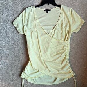INC International Concepts Light Yellow Top